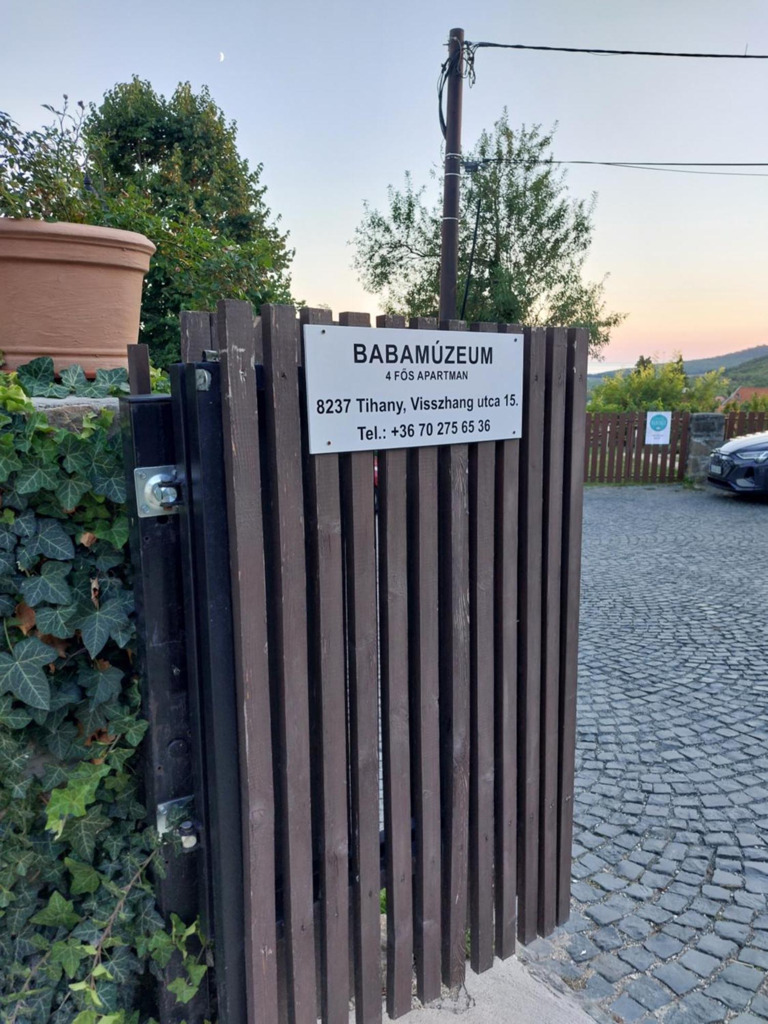 Babamuzeum Apartman Тихань Экстерьер фото